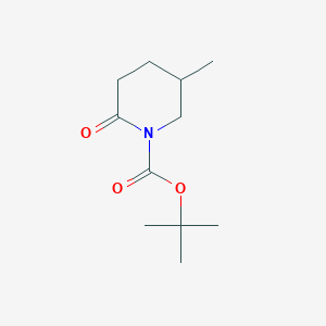 molecular formula C11H19NO3 B8258260 1-Boc-5-methylpiperidin-2-one 