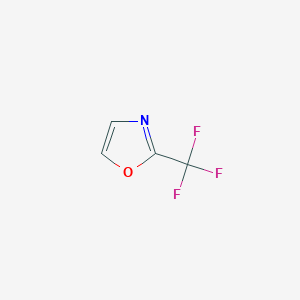 molecular formula C4H2F3NO B8258327 Trifluoromethyloxazole 