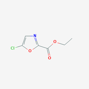 molecular formula C6H6ClNO3 B8258333 Ethyl 5-chlorooxazole-2-carboxylate 