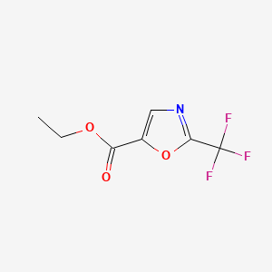 Ethyl 2-(trifluoromethyl)-1,3-oxazole-5-carboxylate