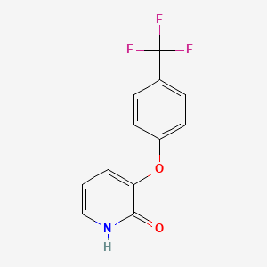 3-[4-(trifluoromethyl)phenoxy]-1H-pyridin-2-one