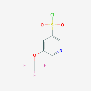 molecular formula C6H3ClF3NO3S B8258429 CID 130088896 
