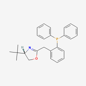 (S)-4-(tert-Butyl)-2-(2-(diphenylphosphino)benzyl)-4,5-dihydrooxazole