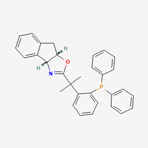 (3aR,8aS)-2-(2-(2-(Diphenylphosphino)phenyl)propan-2-yl)-8,8a-dihydro-3aH-indeno[1,2-d]oxazole