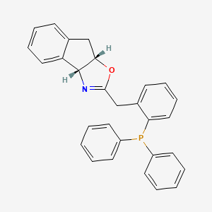 (3aR,8aS)-2-(2-(Diphenylphosphino)benzyl)-8,8a-dihydro-3aH-indeno[1,2-d]oxazole