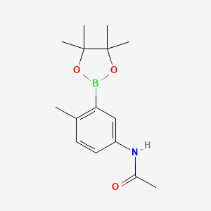 N-(4-methyl-3-(4,4,5,5-tetramethyl-1,3,2-dioxaborolan-2-yl)phenyl)acetamide