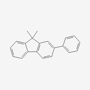 molecular formula C21H18 B8258576 9,9-Dimethyl-2-phenyl-9H-fluorene CAS No. 174753-91-4