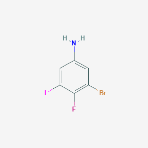 molecular formula C6H4BrFIN B8258722 CID 131282915 