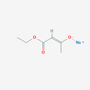 molecular formula C6H9NaO3 B8258922 Ethyl acetoacetate sodium salt 