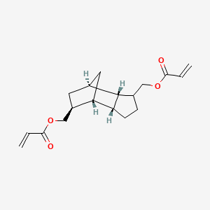 molecular formula C18H24O4 B8258935 [(1R,2S,6R,7R,8S)-8-(prop-2-enoyloxymethyl)-3-tricyclo[5.2.1.02,6]decanyl]methyl prop-2-enoate 