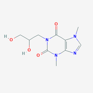 molecular formula C10H14N4O4 B082592 二羟丙基茶碱 CAS No. 13460-96-3