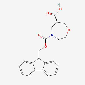 (S)-4-(((9H-fluoren-9-yl)methoxy)carbonyl)-1,4-oxazepane-6-carboxylic acid