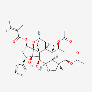 molecular formula C35H46O11 B8259288 Spirosendan 