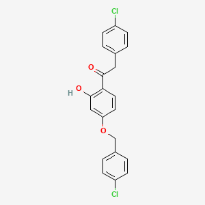 1-(4-(4-Chlorobenzyloxy)-2-hydroxyphenyl)-2-(4-chlorophenyl)ethanone