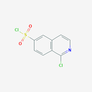 molecular formula C9H5Cl2NO2S B8259341 1-Chloroisoquinoline-6-sulfonyl chloride CAS No. 205055-64-7