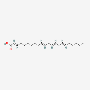 molecular formula C22H36O2 B8259355 2-trans,10-cis,13-cis,16-cis-Docosatetraenoic acid 