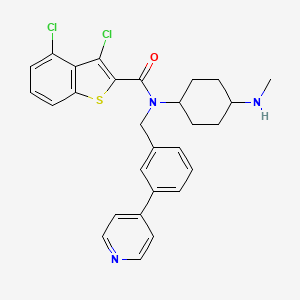 molecular formula C28H27Cl2N3OS B8259371 SAG Analog (LowTox) 