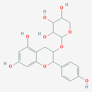 molecular formula C20H22O9 B8259404 Afzelechin 3-O-xyloside 