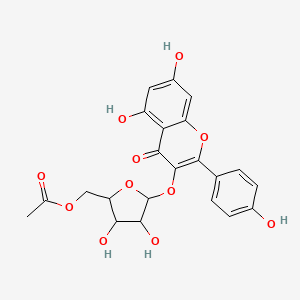 molecular formula C22H20O11 B8259417 5''-O-Acetyljuglanin 