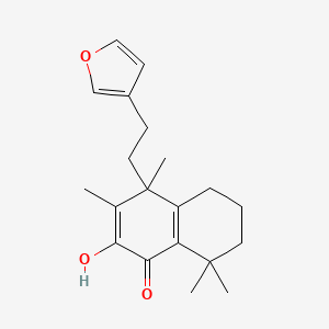 4-[2-(furan-3-yl)ethyl]-2-hydroxy-3,4,8,8-tetramethyl-6,7-dihydro-5H-naphthalen-1-one