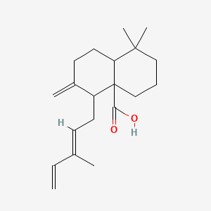 8,8-dimethyl-3-methylidene-4-[(2E)-3-methylpenta-2,4-dienyl]-2,4,5,6,7,8a-hexahydro-1H-naphthalene-4a-carboxylic acid