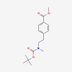 Methyl 4-{2-[(tert-butoxycarbonyl)(methyl)amino]ethyl}benzoate