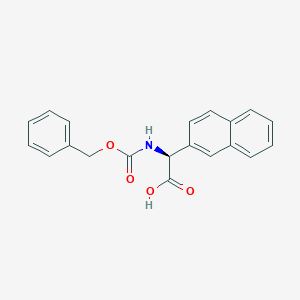 (2S)-2-naphthalen-2-yl-2-(phenylmethoxycarbonylamino)acetic acid