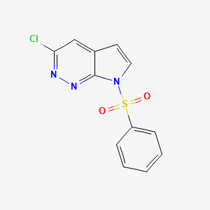 7-(Benzenesulfonyl)-3-chloropyrrolo[2,3-c]pyridazine