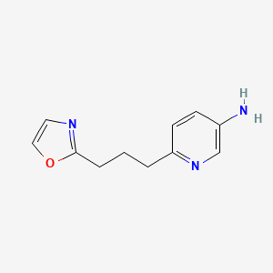 6-(3-(Oxazol-2-yl)propyl)pyridin-3-amine