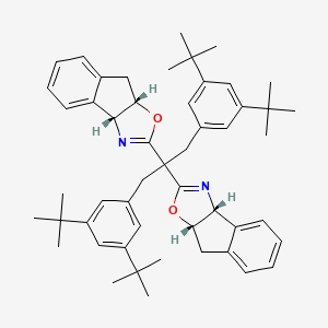 (3aR,3a'R,8aS,8a'S)-2,2'-(1,3-Bis(3,5-di-tert-butylphenyl)propane-2,2-diyl)bis(3a,8a-dihydro-8H-indeno[1,2-d]oxazole)