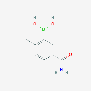 B-[5-(Aminocarbonyl)-2-methylphenyl]boronic acid