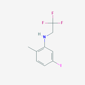 5-Iodo-2-methyl-N-(2,2,2-trifluoroethyl)aniline