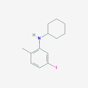 N-Cyclohexyl-5-iodo-2-methylaniline