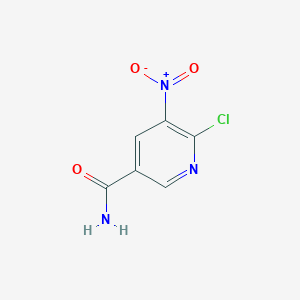6-Chloro-5-nitronicotinamide