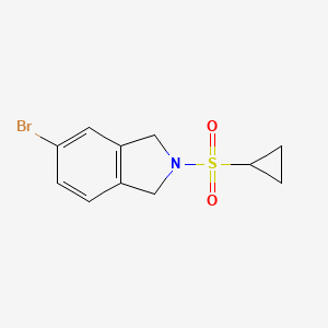 5-Bromo-2-(cyclopropylsulfonyl)isoindoline