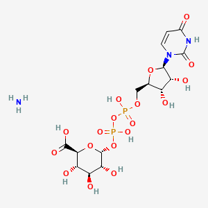 molecular formula C15H25N3O18P2 B8260045 乌苷5'-二磷酸葡萄糖醛酸铵盐 