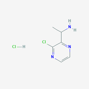 1-(3-Chloropyrazin-2-yl)ethanamine;hydrochloride