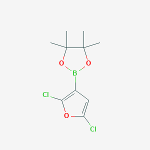 2-(2,5-Dichloro-3-furanyl)-4,4,5,5-tetramethyl-1,3,2-dioxaborolane