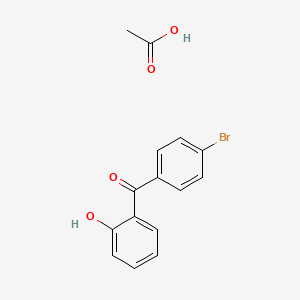 Benzophenone, 4'-bromo-2-hydroxy-, acetate (6CI)