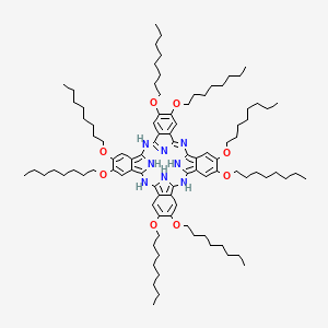 2,3,9,10,16,17,23,24-Octakis(octyloxy)-6,13,20,32-tetrahydro-30H,31H-phthalocyanine