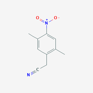 molecular formula C10H10N2O2 B8260350 2-(2,5-Dimethyl-4-nitrophenyl)acetonitrile 