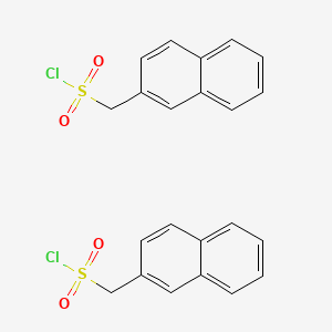 molecular formula C22H18Cl2O4S2 B8260409 2-Naphthalenemethanesulfonyl chloride 