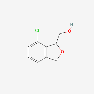 (7-Chloro-1,3-dihydro-2-benzofuran-1-yl)methanol
