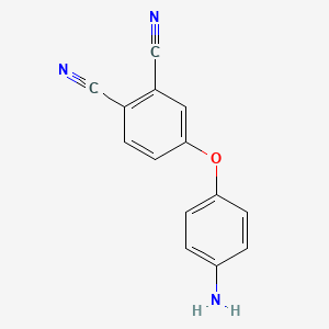 molecular formula C14H9N3O B8260547 4-(4-Aminophenoxy)phthalonitrile CAS No. 189691-53-0