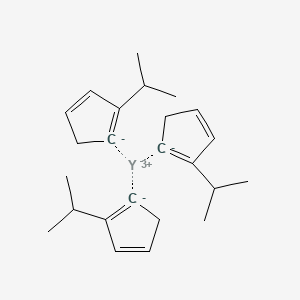 molecular formula C24H33Y B8260577 2-Propan-2-ylcyclopenta-1,3-diene;yttrium(3+) 