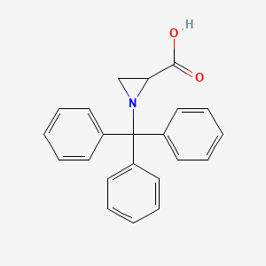1-(Triphenylmethyl)aziridine-2-carboxylic acid