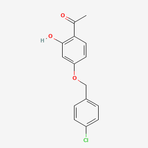 1-(4-(4-Chlorobenzyloxy)-2-hydroxyphenyl)ethanone