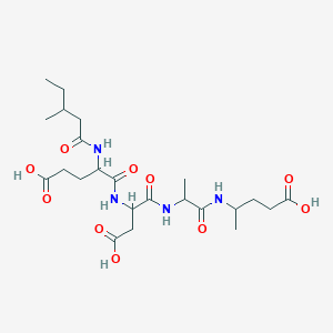 molecular formula C23H38N4O10 B8260653 RR-SRC, Protein Tyrosine Kinase Substrate 