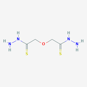 molecular formula C4H10N4OS2 B8260681 2-(2-Hydrazinyl-2-sulfanylideneethoxy)ethanethiohydrazide 