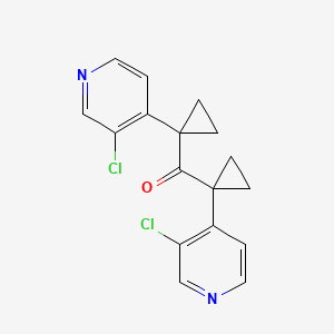 molecular formula C17H14Cl2N2O B8260773 3-Chloro-4-pyridylcyclopropyl ketone 